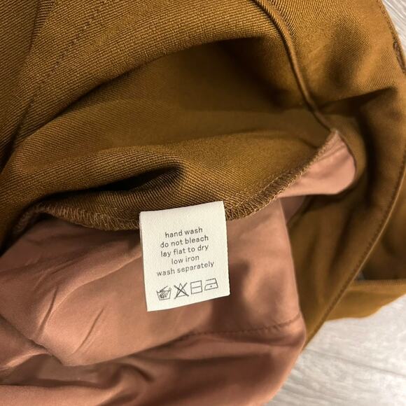 EUC Remi x Revolve Danielle Belted Pants Brown 1X High Waist Wide Leg Trousers - Picture 15 of 15